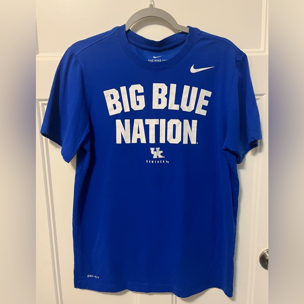 UK University of Kentucky Nike Big Blue National Tee T-Shirt, Sz M